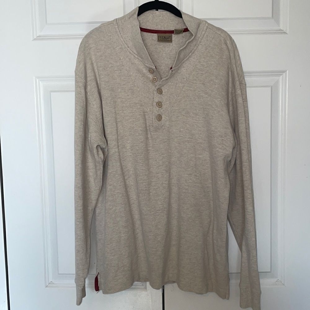 LL Bean thermal pull over